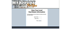 Desktop Screenshot of myreportforyou.com